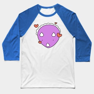 Love Triceratops Face Baseball T-Shirt